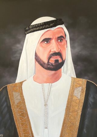 Sheikh Mohammed (Size: 100cm x 75cm) - Get in touch for any custom size required.